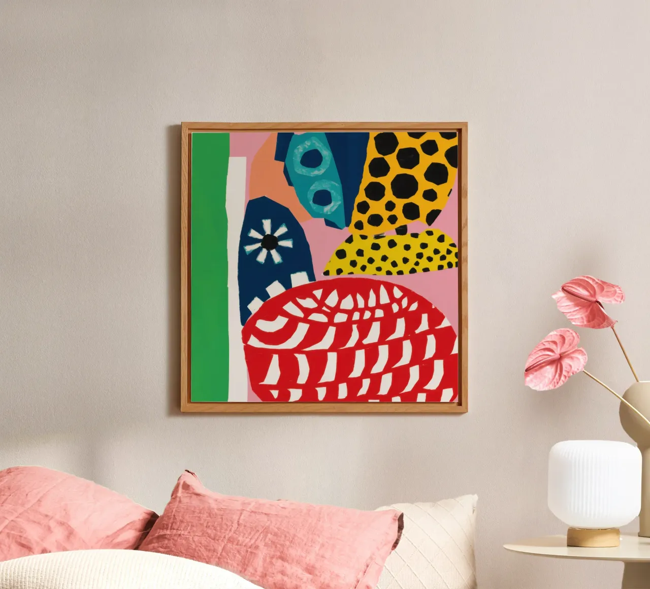 Abstract Pattern Collision alu-dibond by Kala Martir