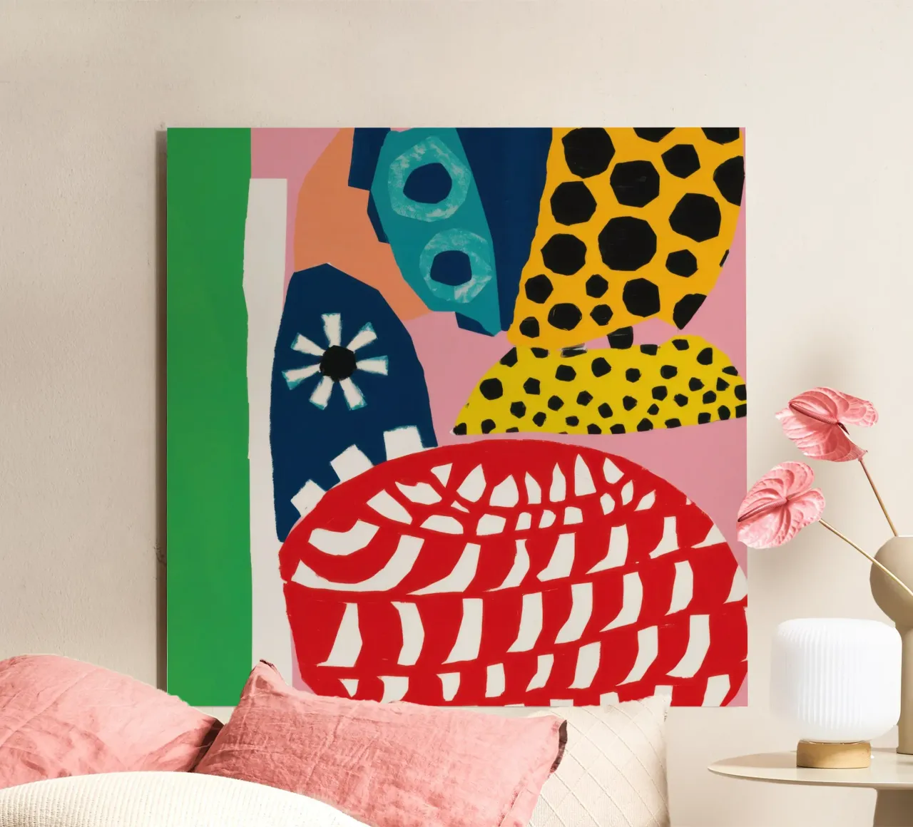 Abstract Pattern Collision alu-dibond by Kala Martir