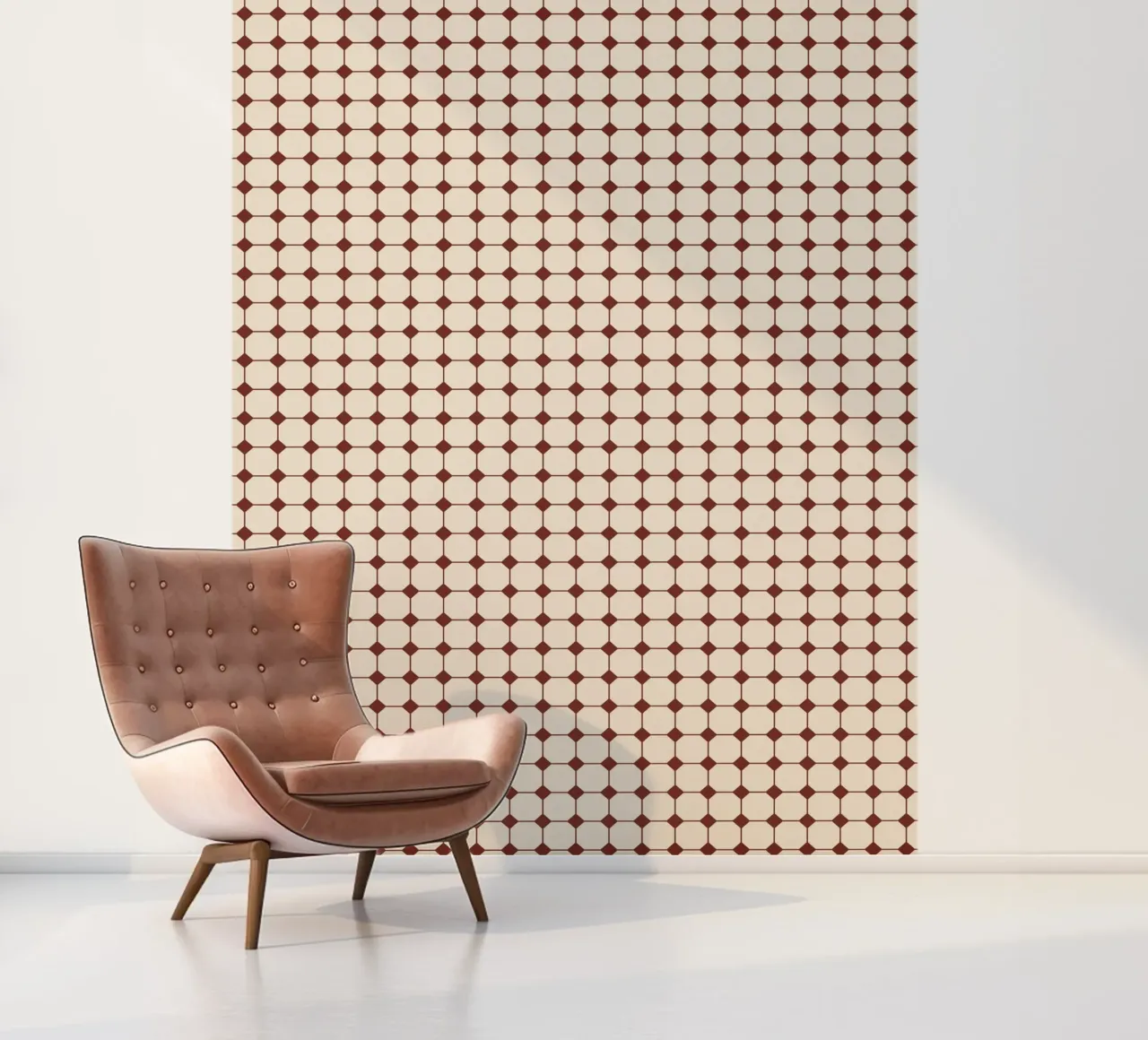 Square Pattern #2 fotobehang van kathrinmay