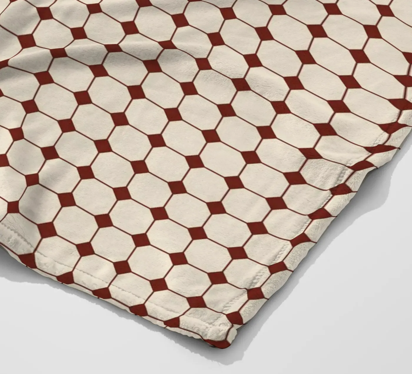 Square Pattern #2 Fleecedecke von kathrinmay