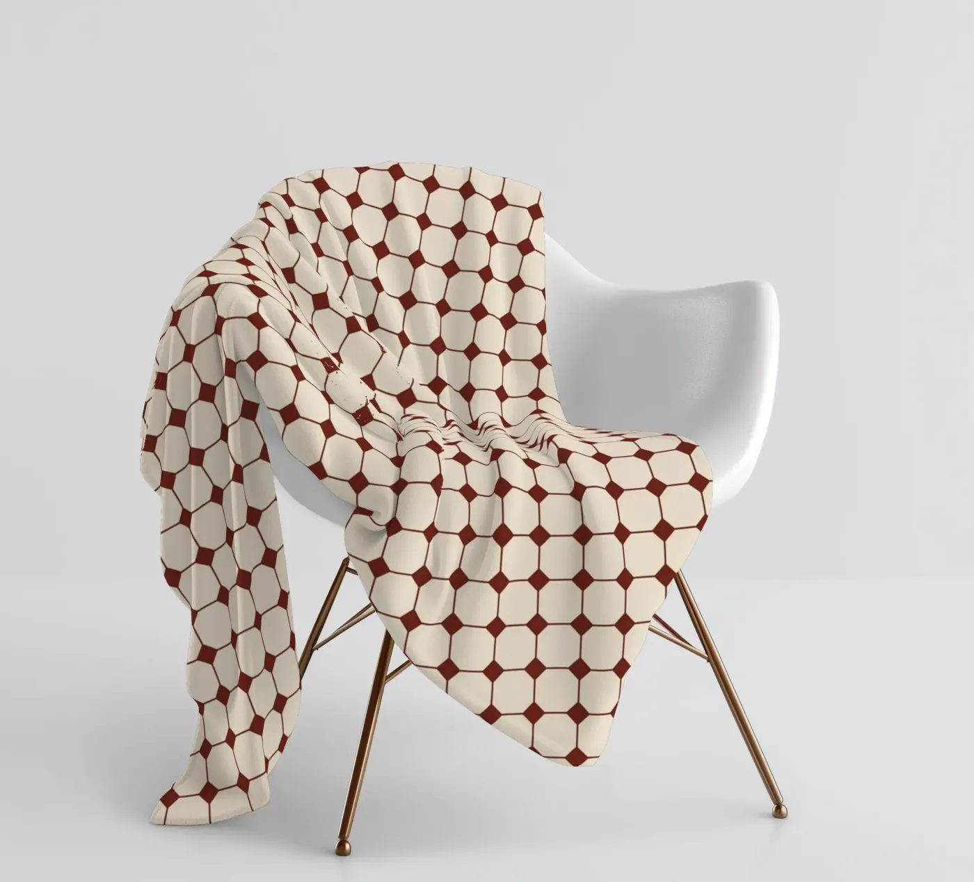 Square Pattern #2 Fleecedecke von kathrinmay