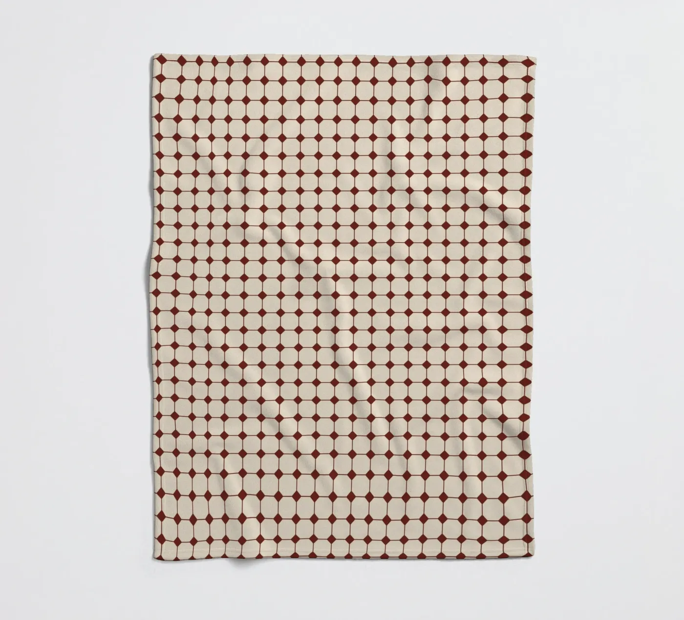 Square Pattern #2 Fleecedecke von kathrinmay