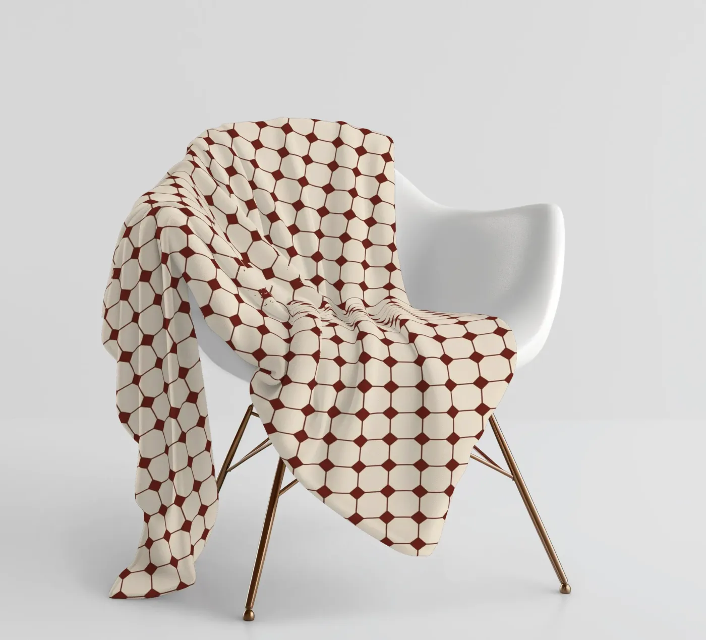 Square Pattern #2 Fleecedecke von kathrinmay