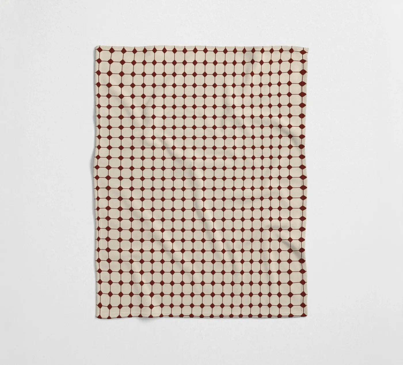 Square Pattern #2 Fleecedecke von kathrinmay