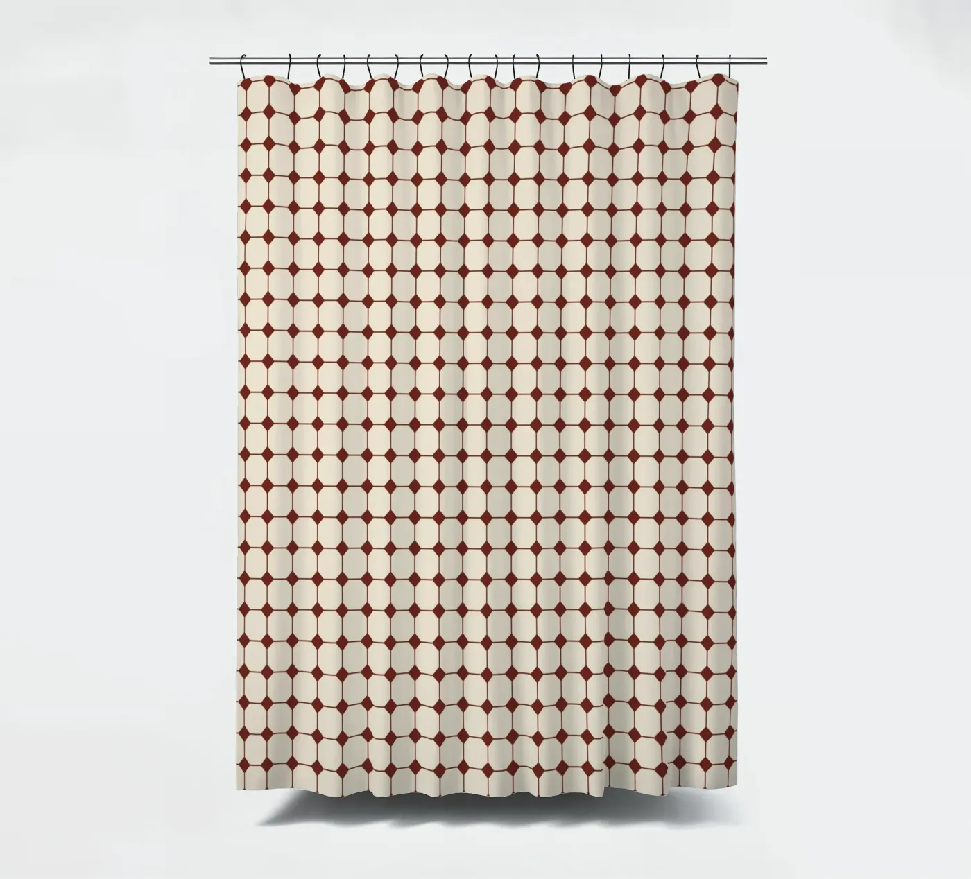 Square Pattern #2 Duschvorhang von kathrinmay