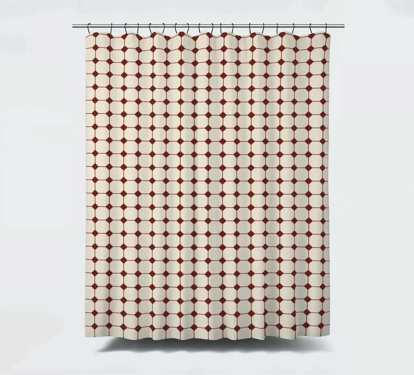 Square Pattern #2 Duschvorhang von kathrinmay