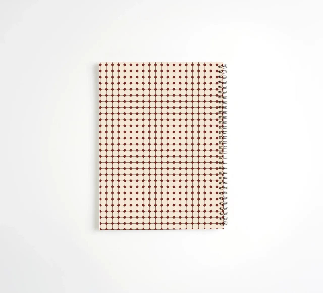 Square Pattern #2 diario ad anelli da kathrinmay