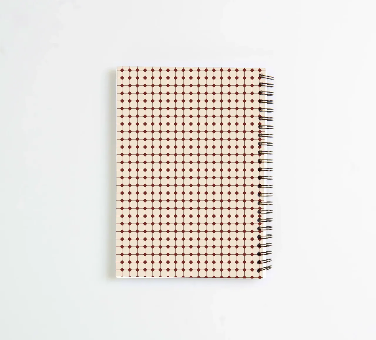 Square Pattern #2 diario ad anelli da kathrinmay