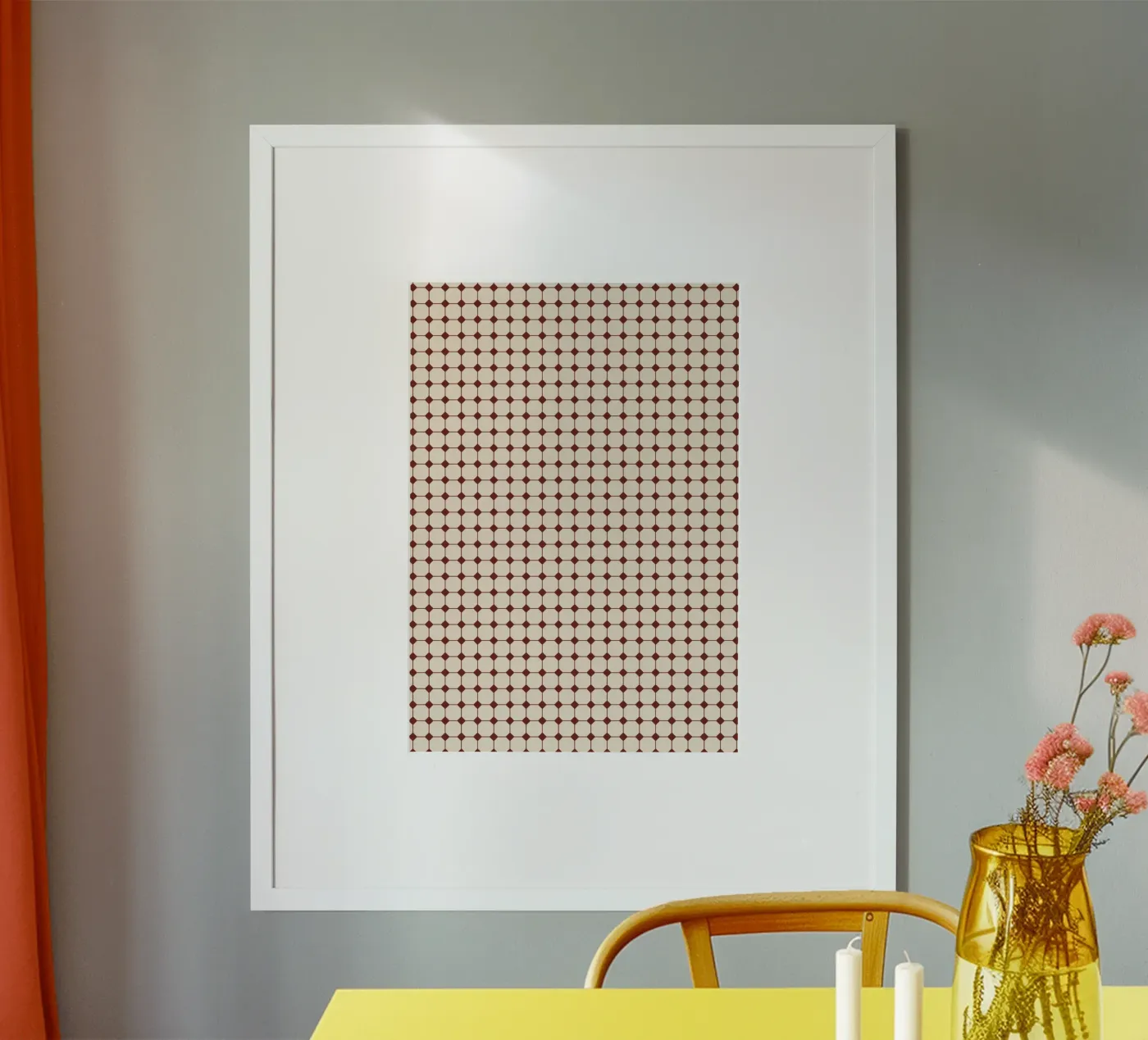 Square Pattern #2 poster van kathrinmay