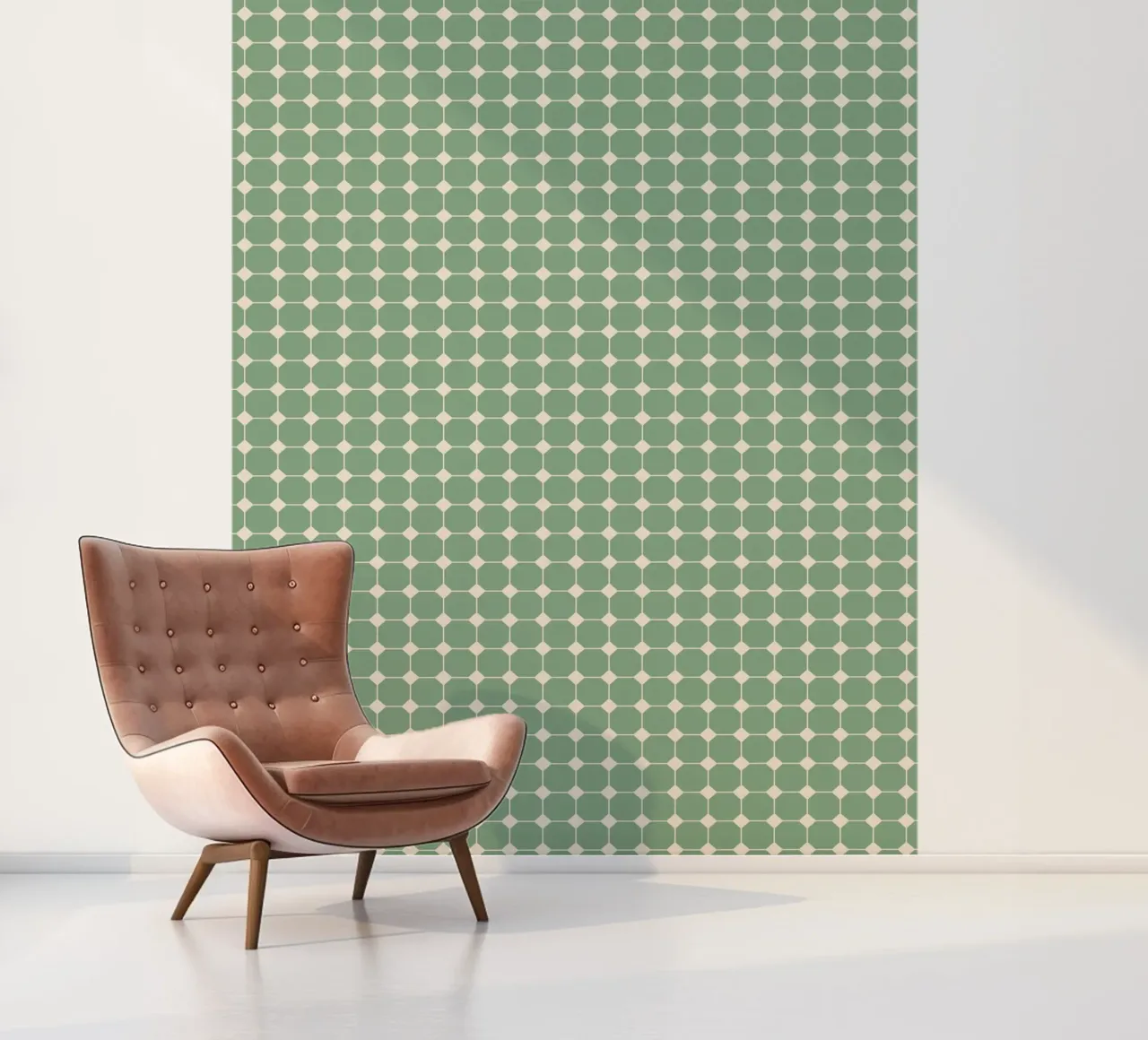 Square Pattern #3 fotobehang van kathrinmay