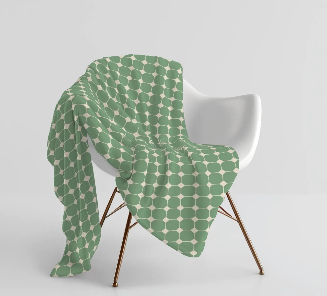 Square Pattern #3 coperta in pile da kathrinmay