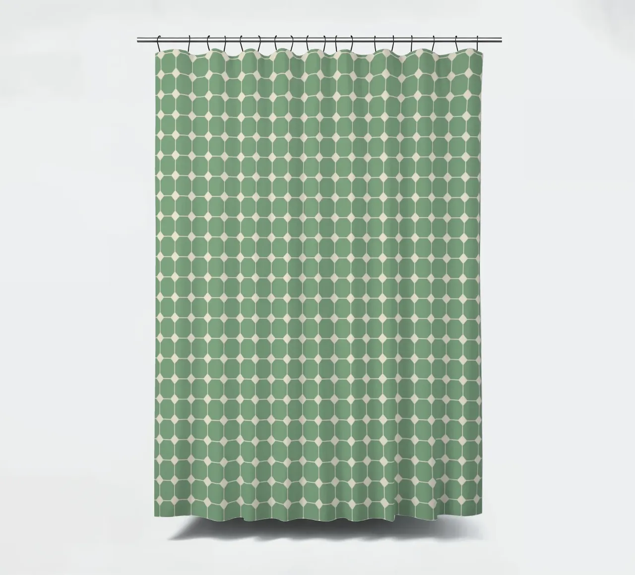 Square Pattern #3 Duschvorhang von kathrinmay