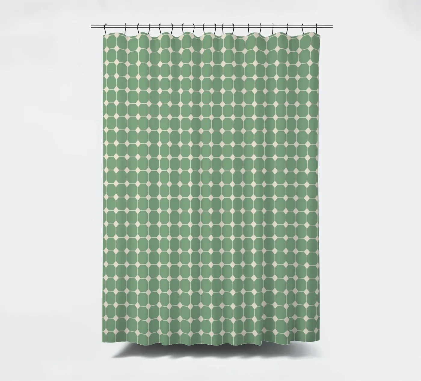Square Pattern #3 Duschvorhang von kathrinmay