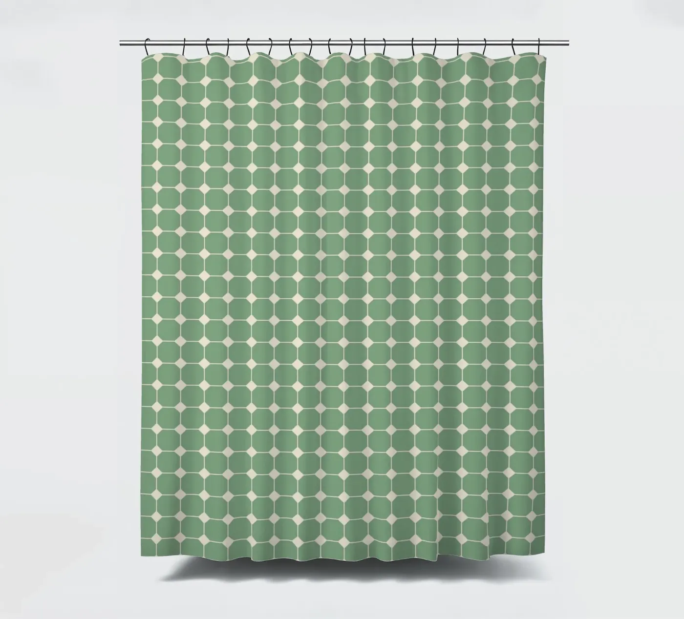 Square Pattern #3 Duschvorhang von kathrinmay