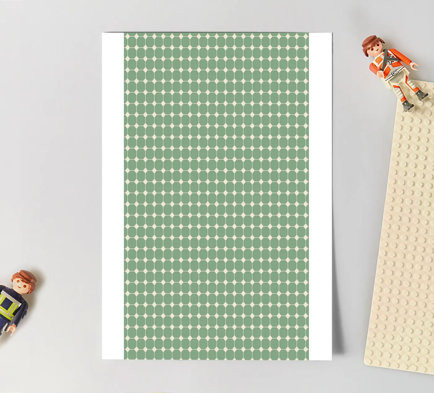 Square Pattern #3 Stickerbogen von kathrinmay