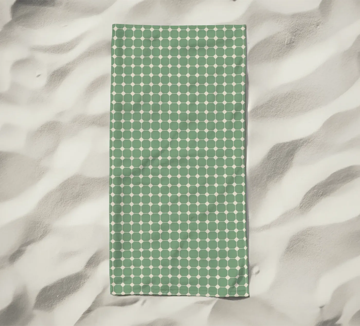 Square Pattern #3 beach towel by kathrinmay