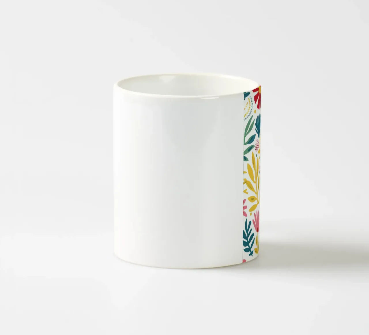 Incantevole floreale popolare tazza in ceramica da Kala Martir