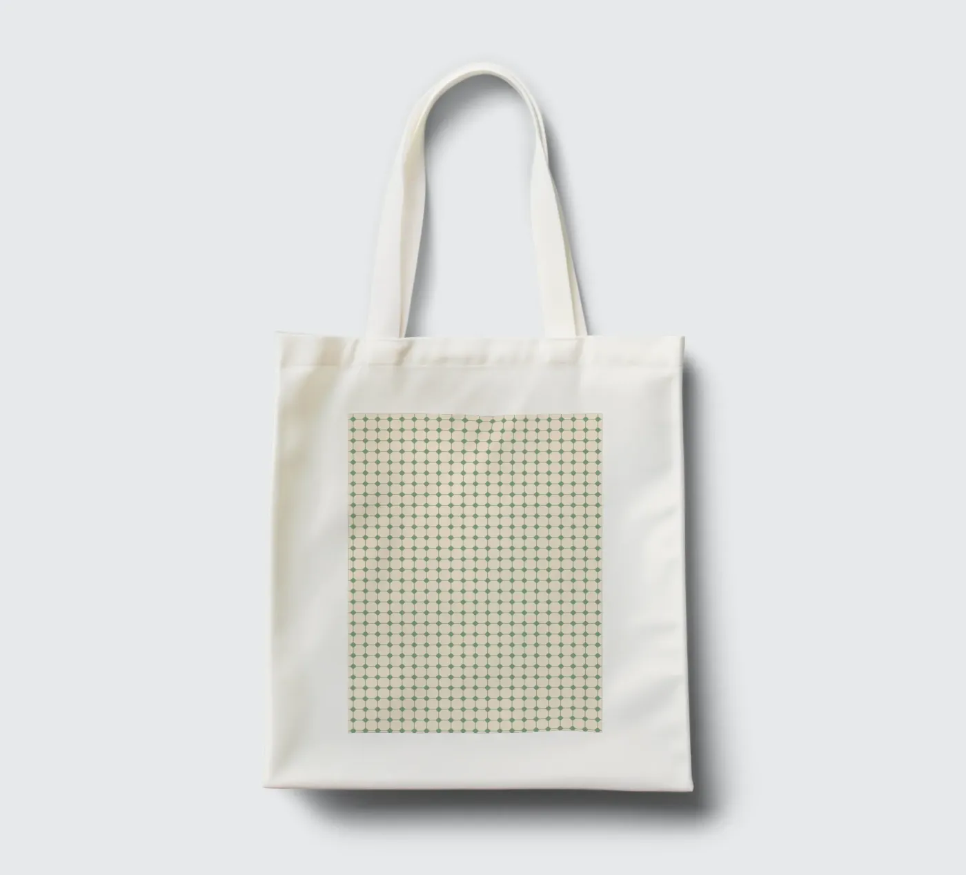 Square Pattern #4 jute draagtas van kathrinmay
