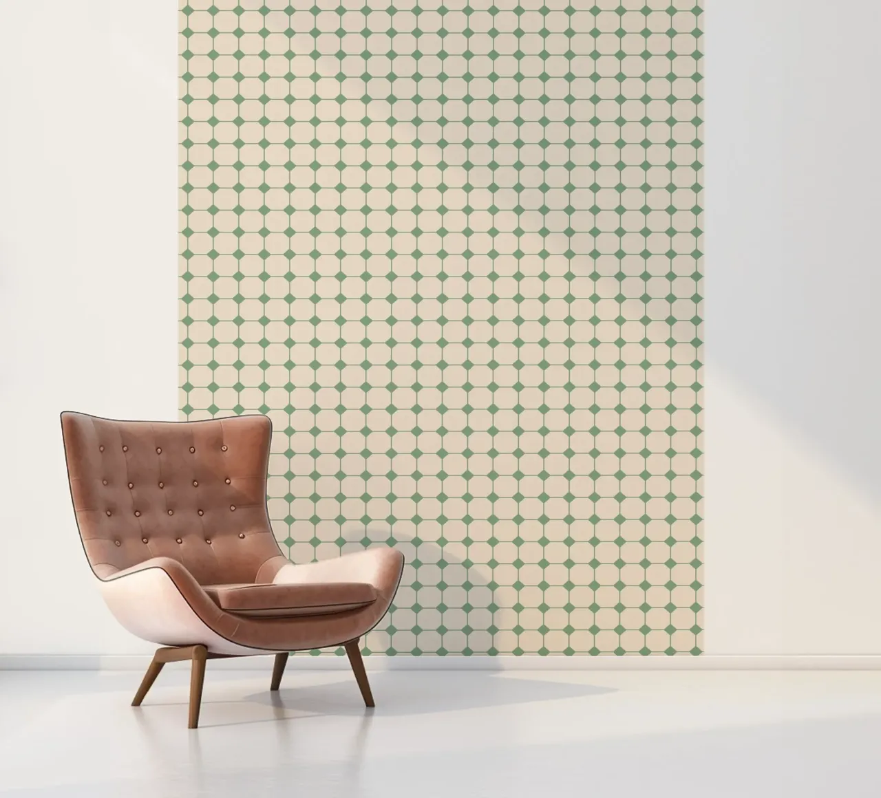 Square Pattern #4 fotobehang van kathrinmay