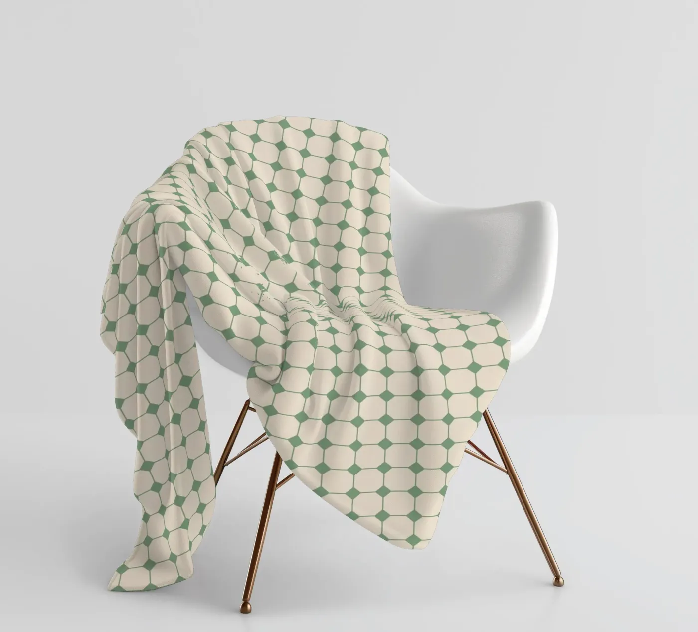 Square Pattern #4 fleece blanket by kathrinmay