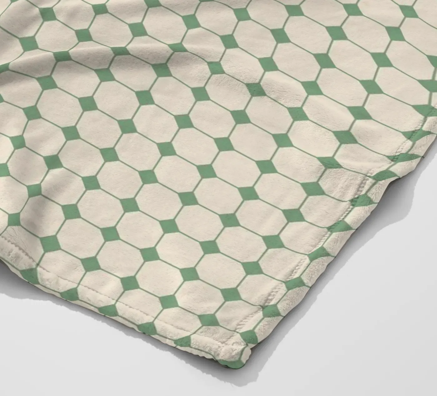 Square Pattern #4 fleece blanket by kathrinmay