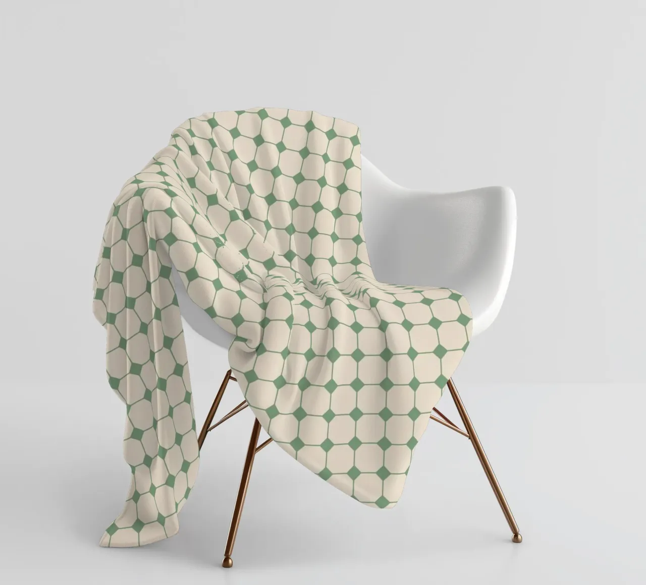 Square Pattern #4 coperta in pile da kathrinmay