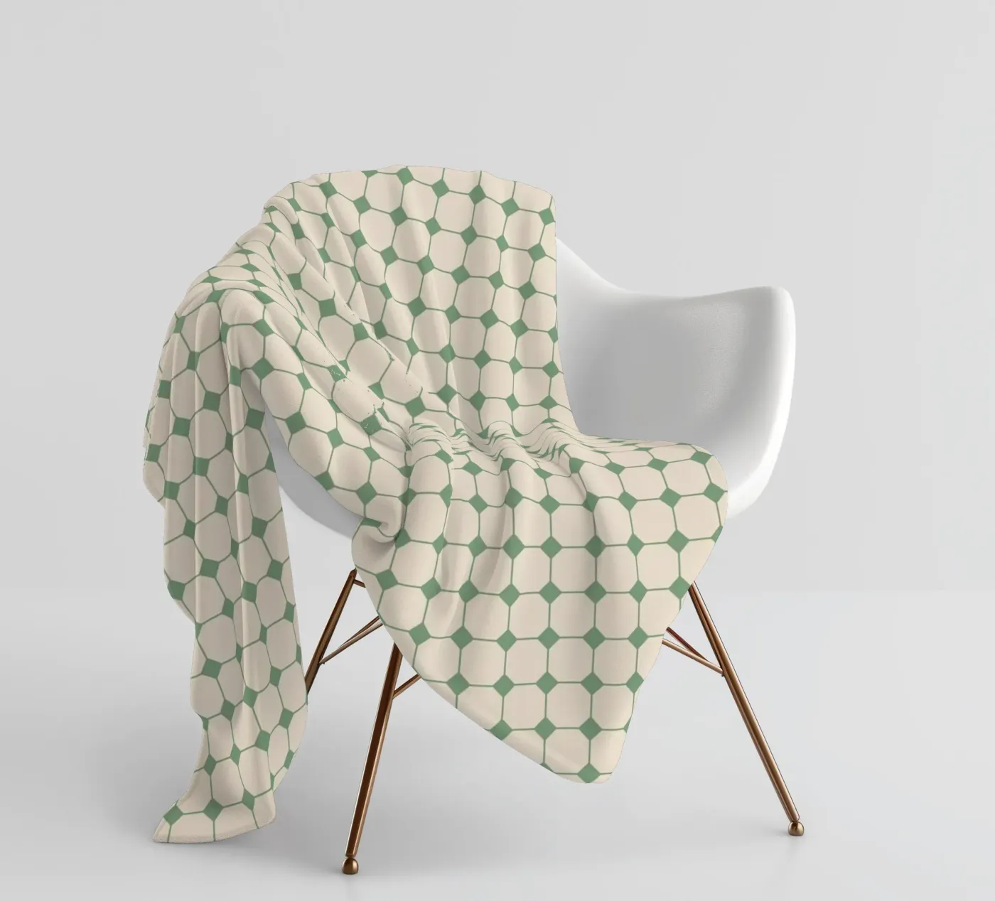 Square Pattern #4 fleece blanket by kathrinmay