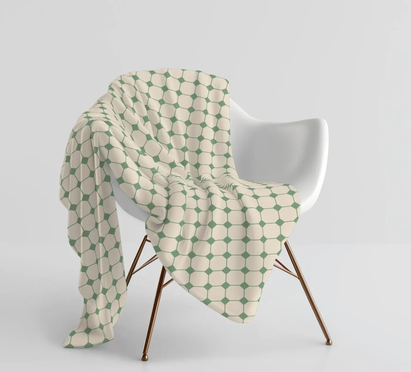 Square Pattern #4 fleece blanket by kathrinmay