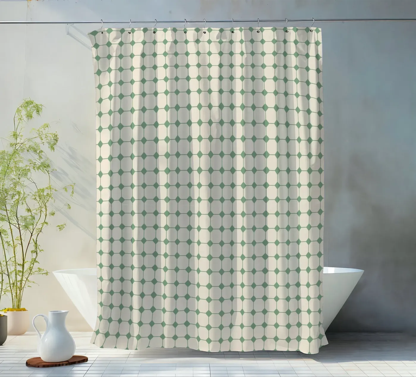 Square Pattern #4 tenda da doccia da kathrinmay