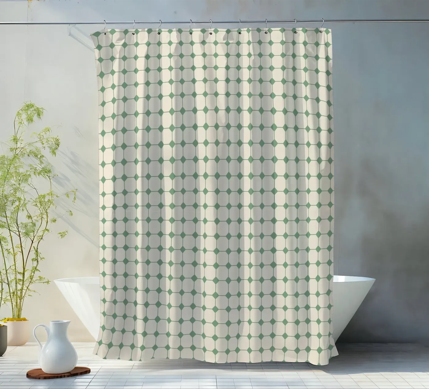 Square Pattern #4 tenda da doccia da kathrinmay