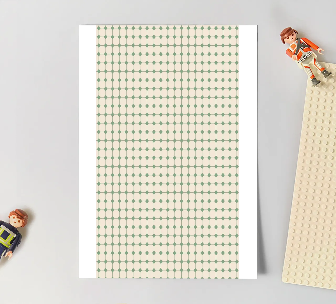 Square Pattern #4 Stickerbogen von kathrinmay