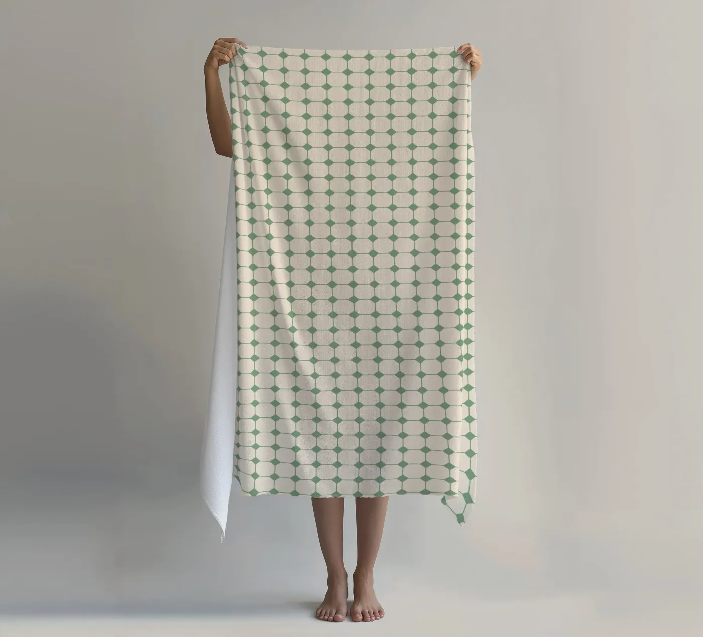 Square Pattern #4 strandhanddoek van kathrinmay