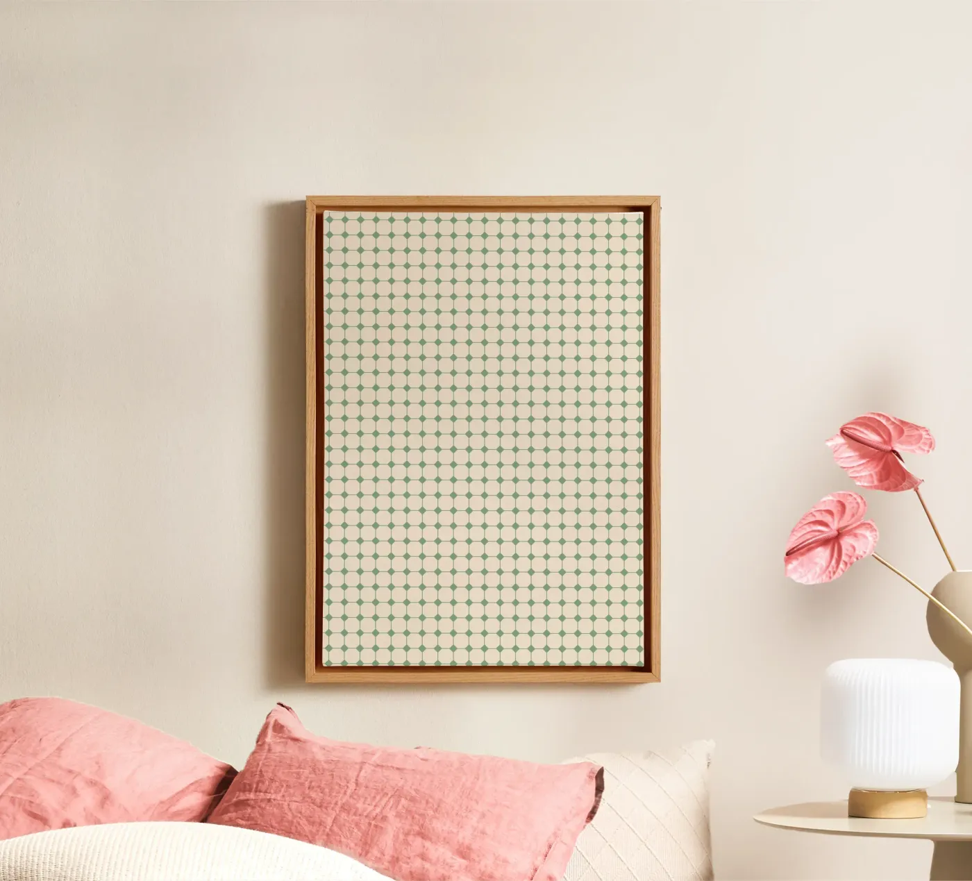 Square Pattern #4 canvas van kathrinmay