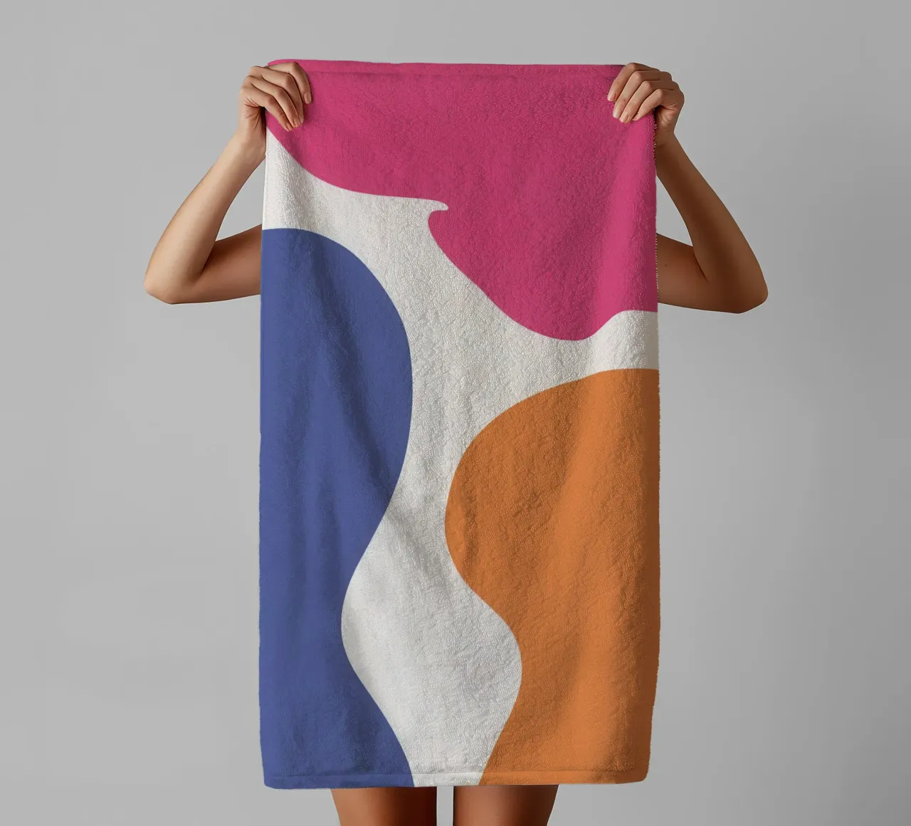 Three Form Abstraction towel by Kala Martir