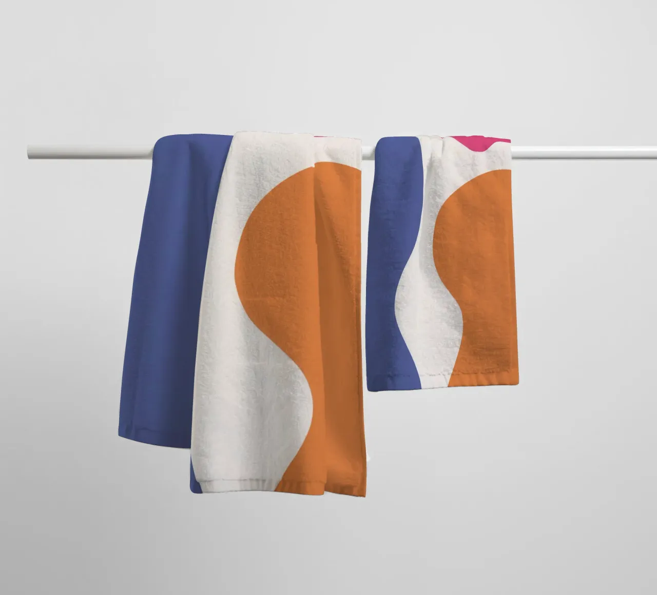 Three Form Abstraction towel by Kala Martir