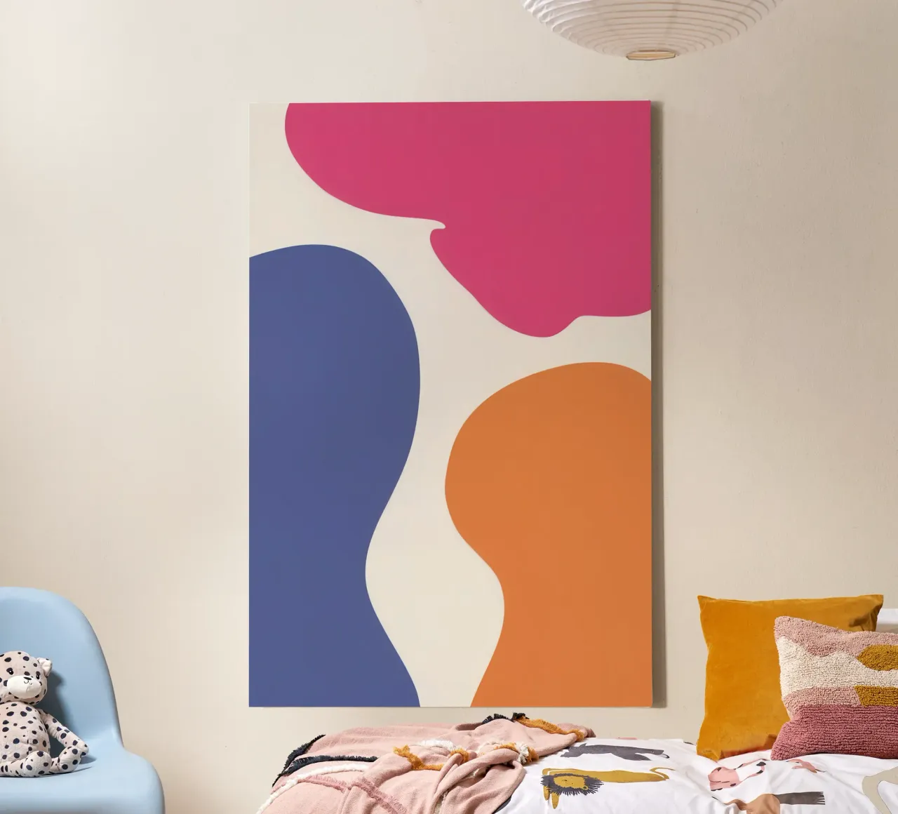 Three Form Abstraction canvas by Kala Martir