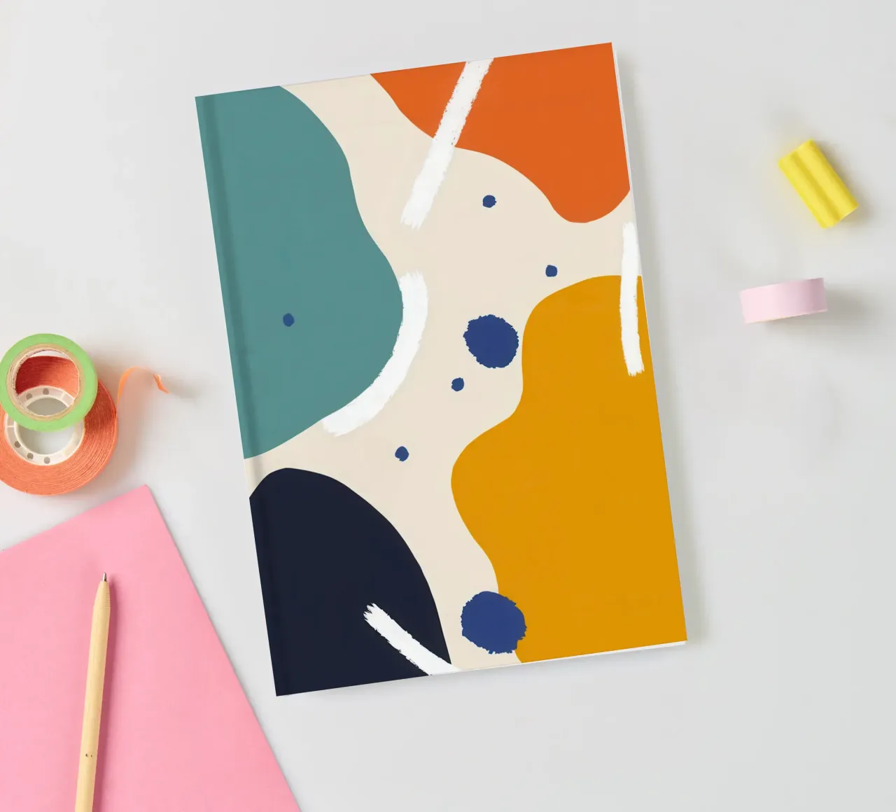 Abstract Shape Dialogue notebook by Kala Martir