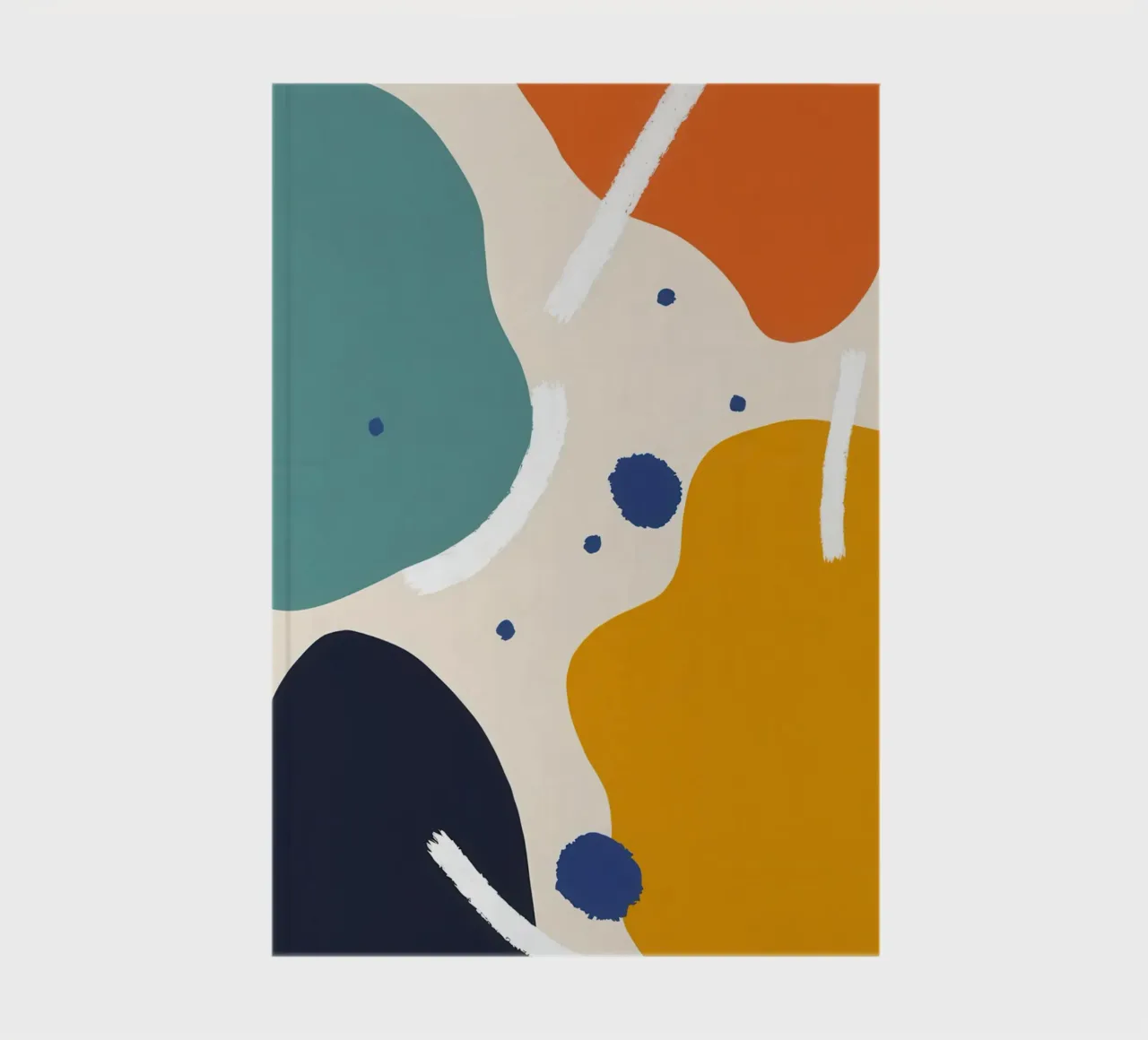 Abstract Shape Dialogue notebook by Kala Martir