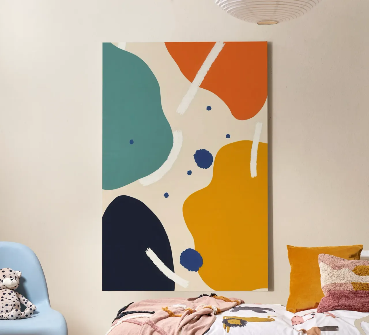 Abstracte vorm dialoog canvas van Kala Martir