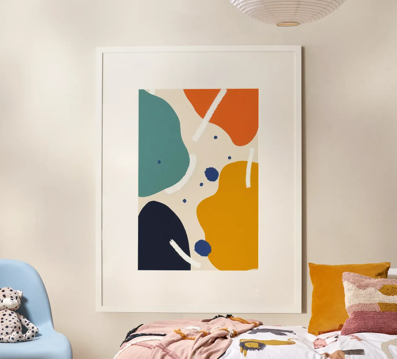 Abstracte vorm dialoog hahnemühle van Kala Martir