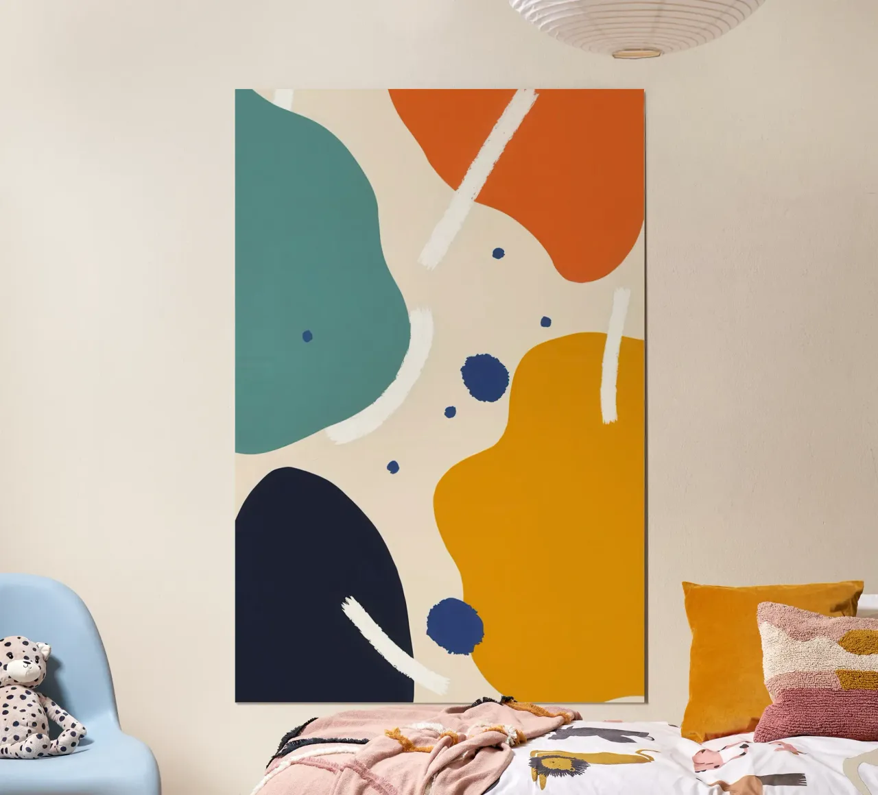 Abstracte vorm dialoog hahnemühle van Kala Martir
