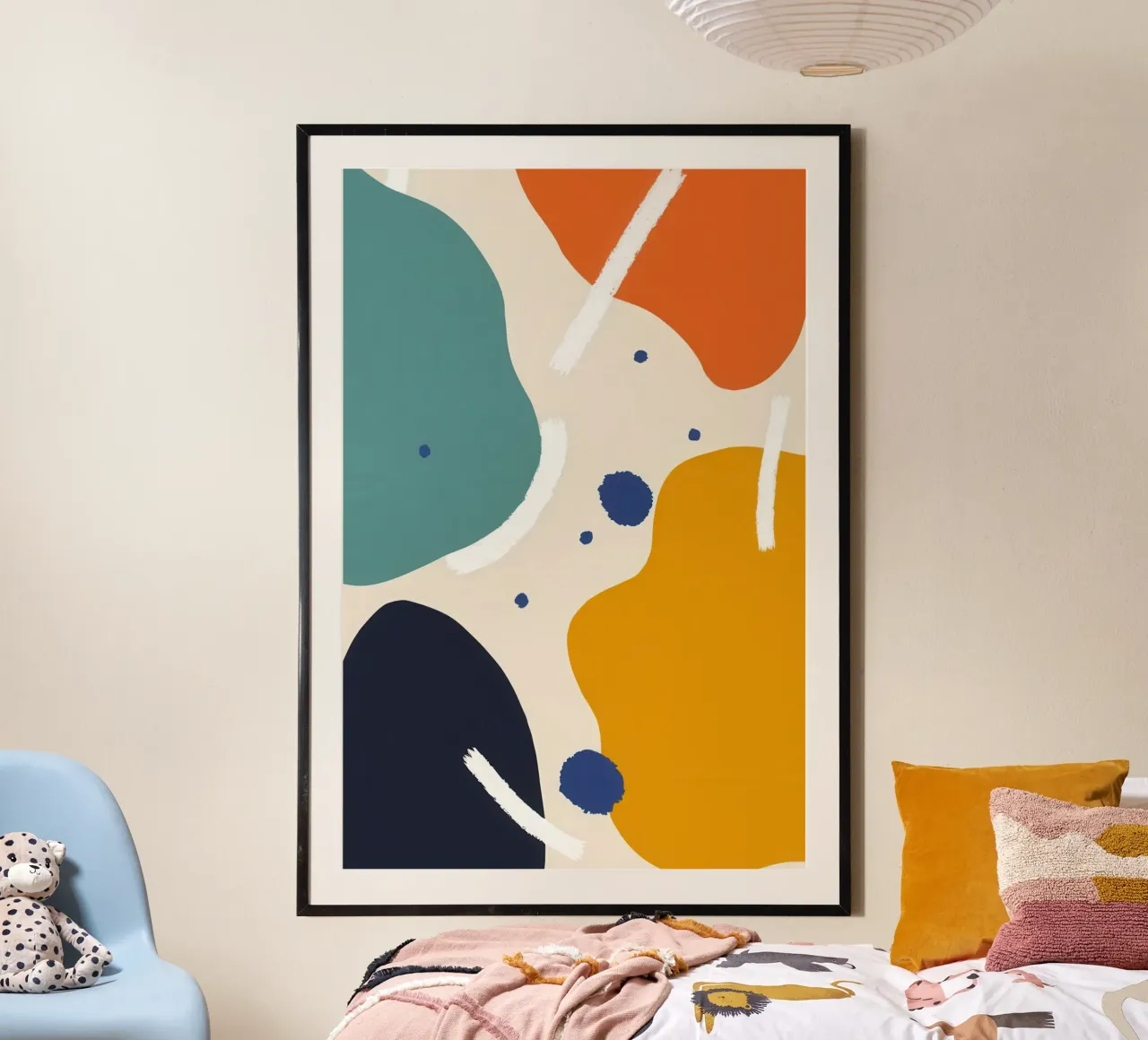 Abstracte vorm dialoog hahnemühle van Kala Martir