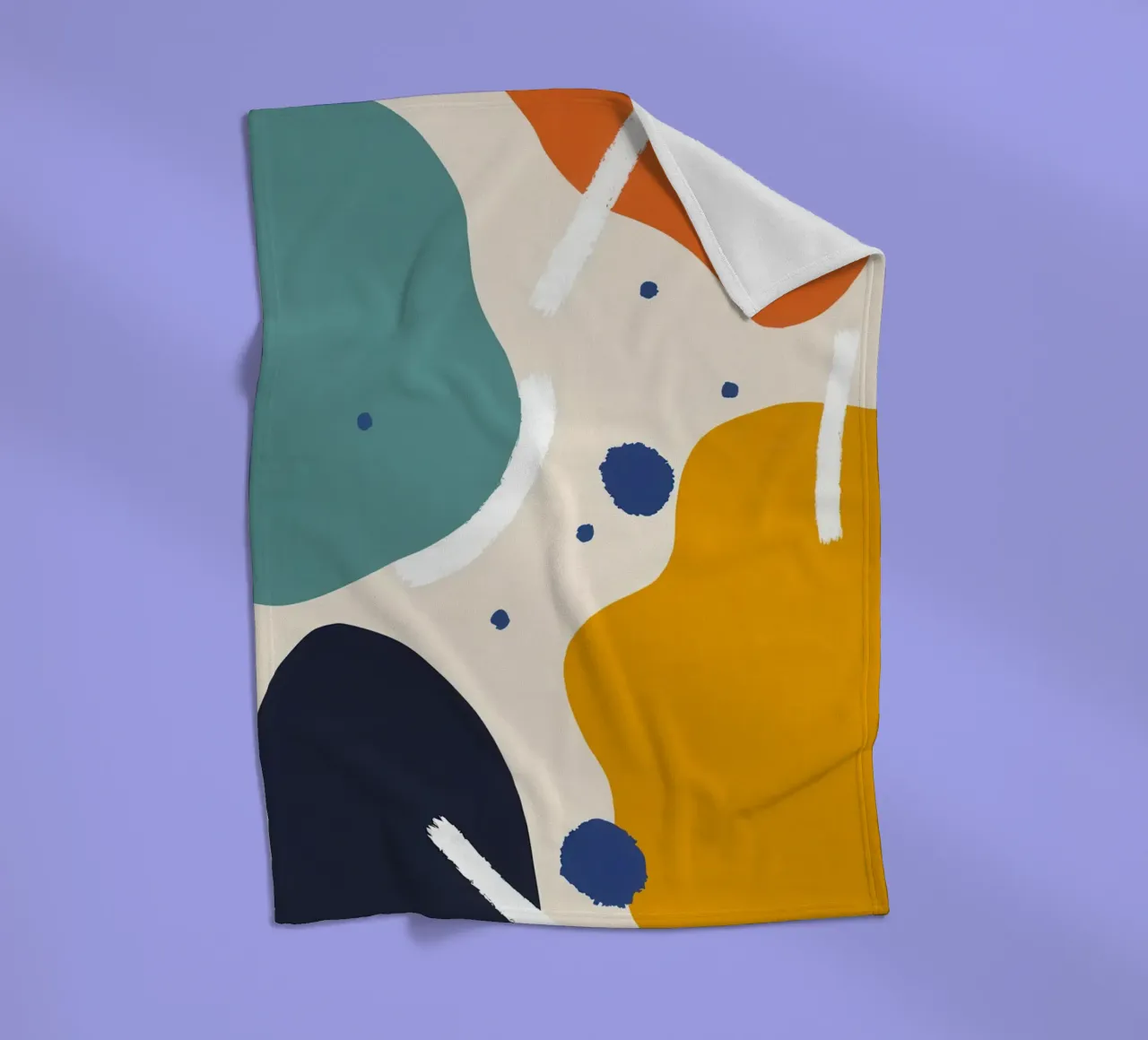 Dialogo tra forme astratte coperta in pile da Kala Martir