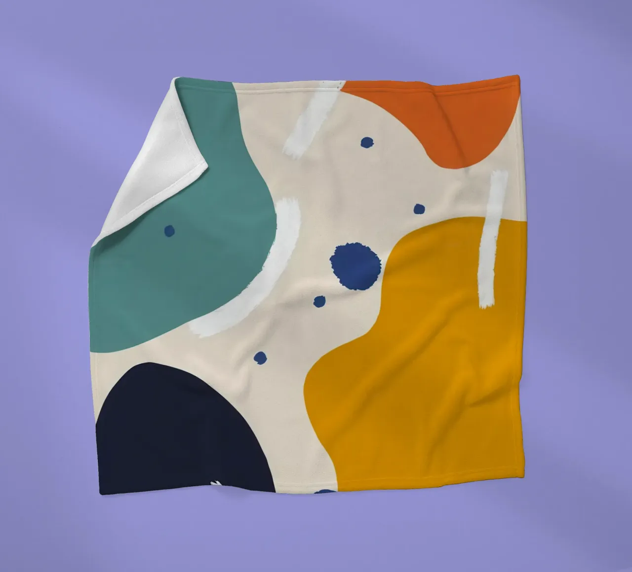 Dialogo tra forme astratte coperta in pile da Kala Martir