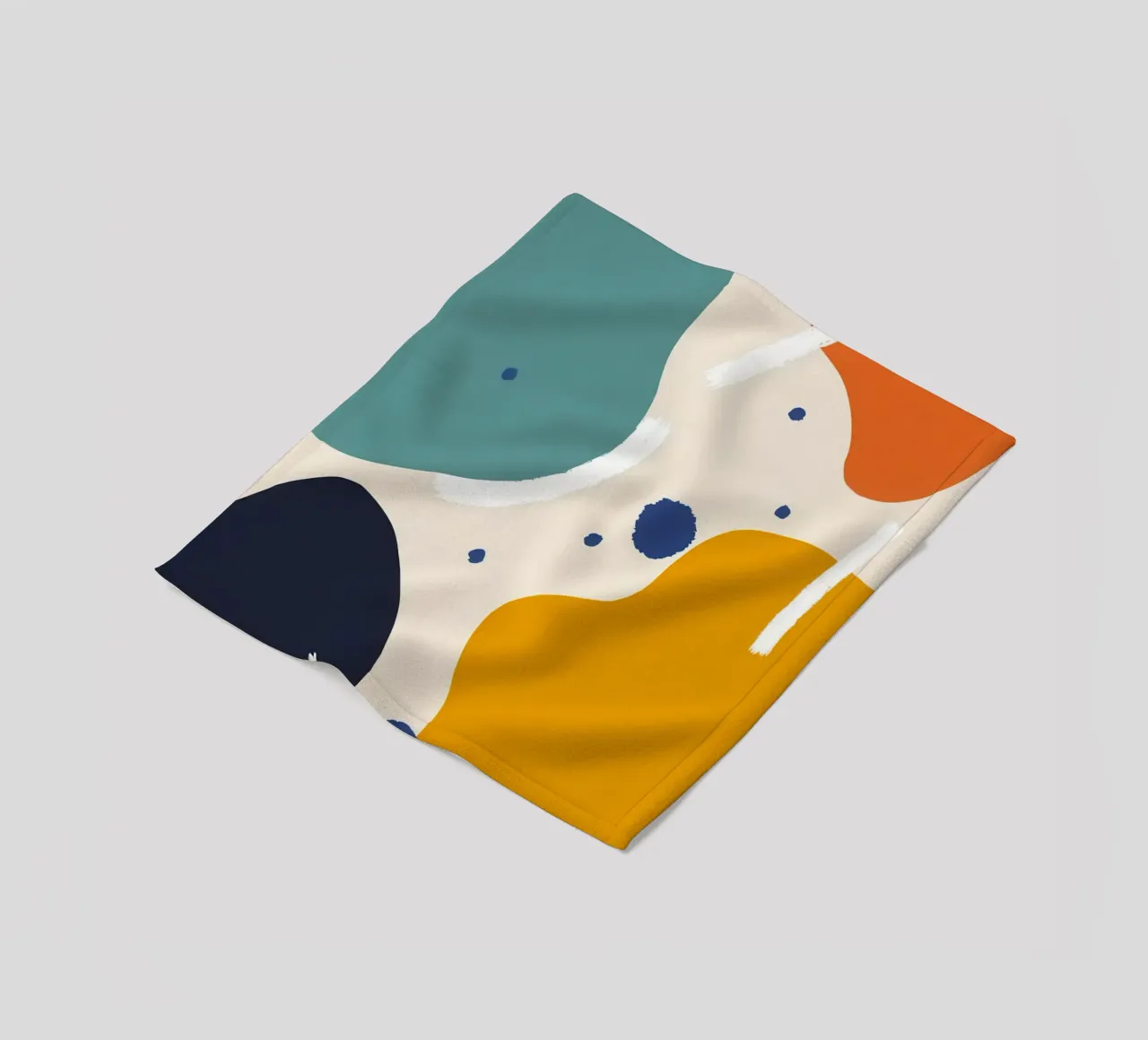 Dialogo tra forme astratte coperta in pile da Kala Martir