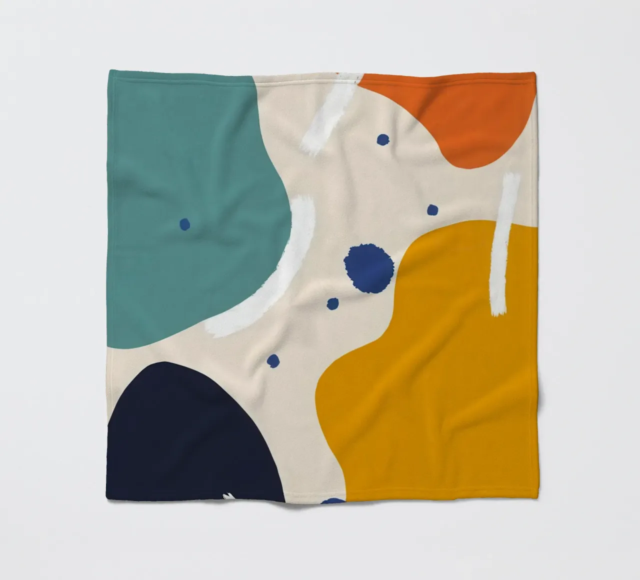 Dialogo tra forme astratte coperta in pile da Kala Martir