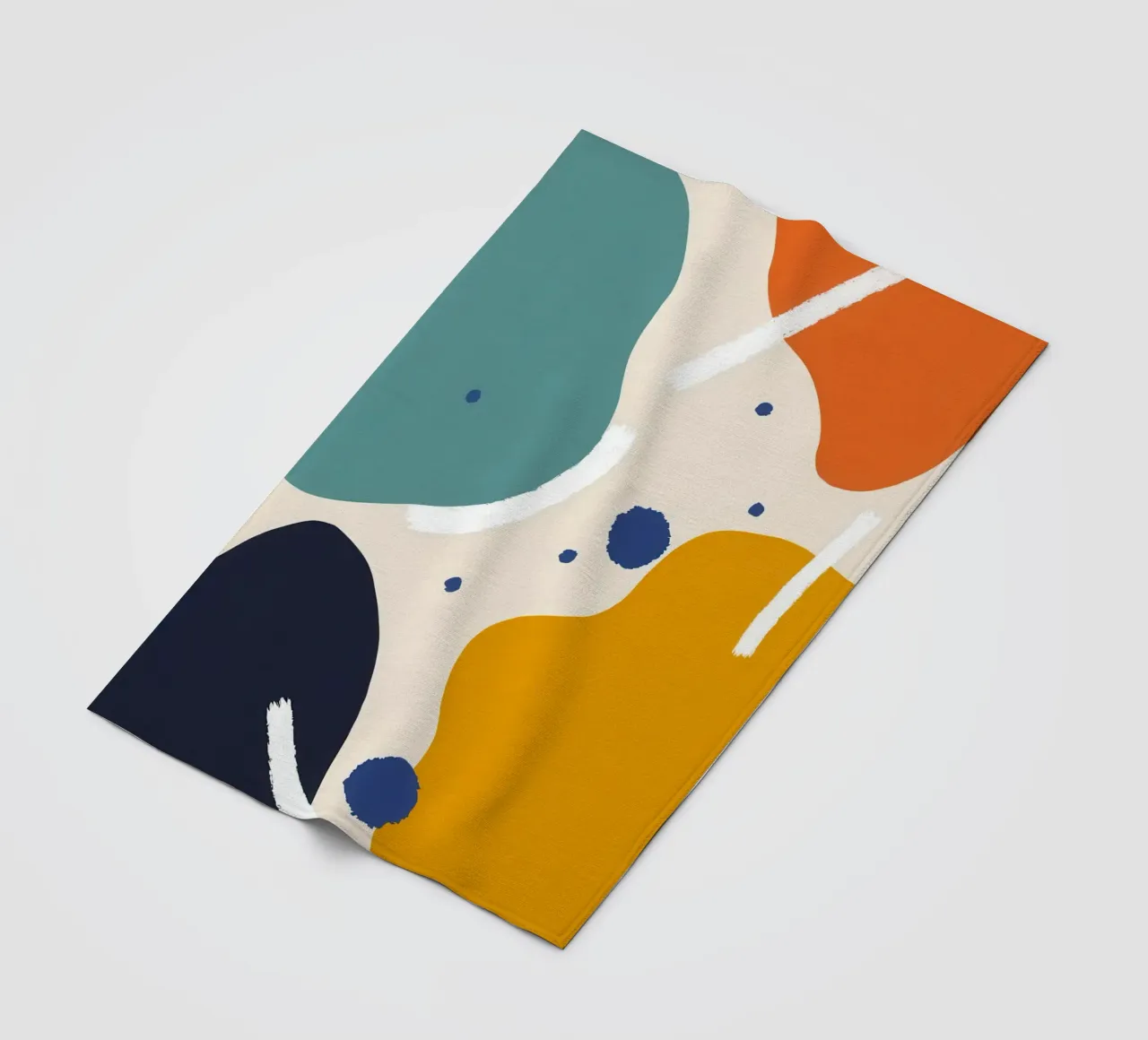 Dialogo tra forme astratte coperta in pile da Kala Martir