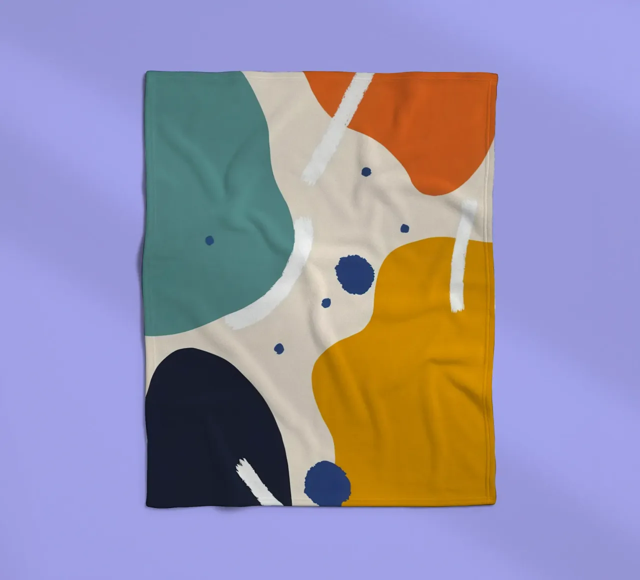 Dialogo tra forme astratte coperta in pile da Kala Martir