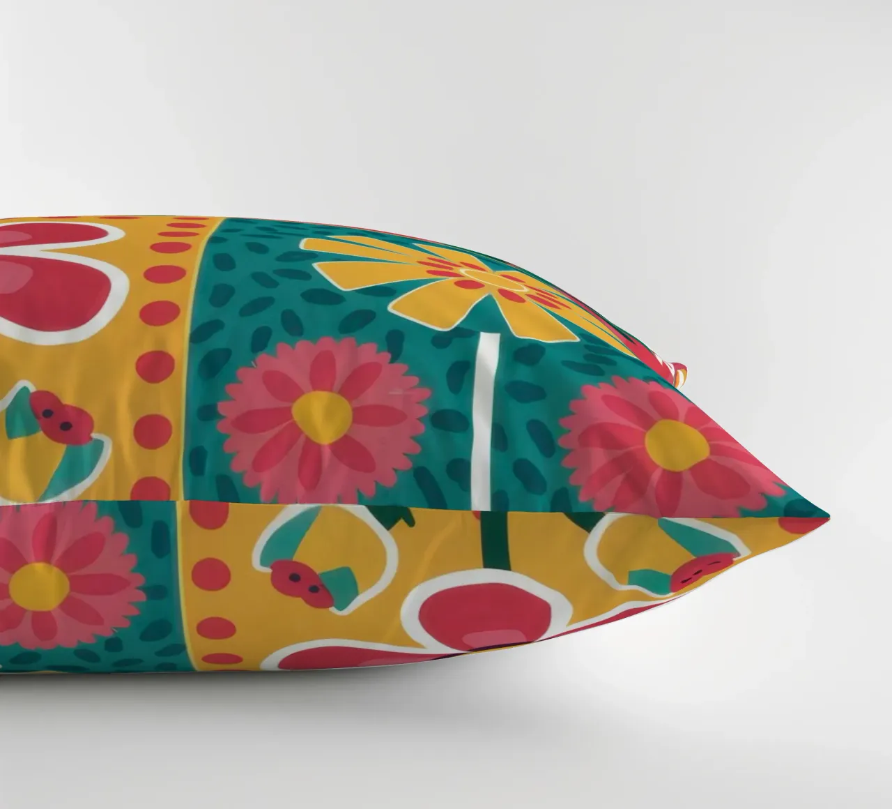 Blocchi di fiori Pop Art cuscino da Kala Martir
