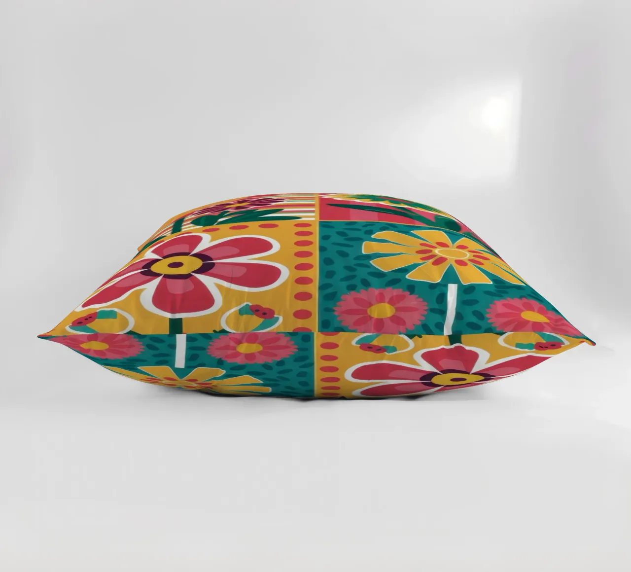 Blocchi di fiori Pop Art cuscino da Kala Martir